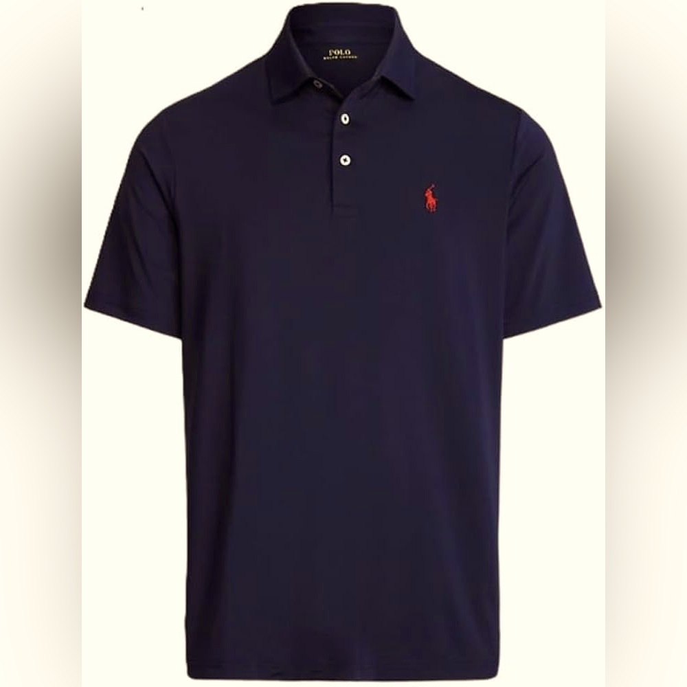 Men’s Polo Ralph Lauren Golf Polo XL Black Orange OSU Pistol Pete